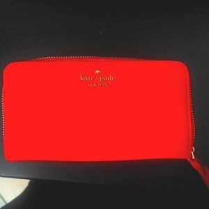 Red Kate Spade Wallet